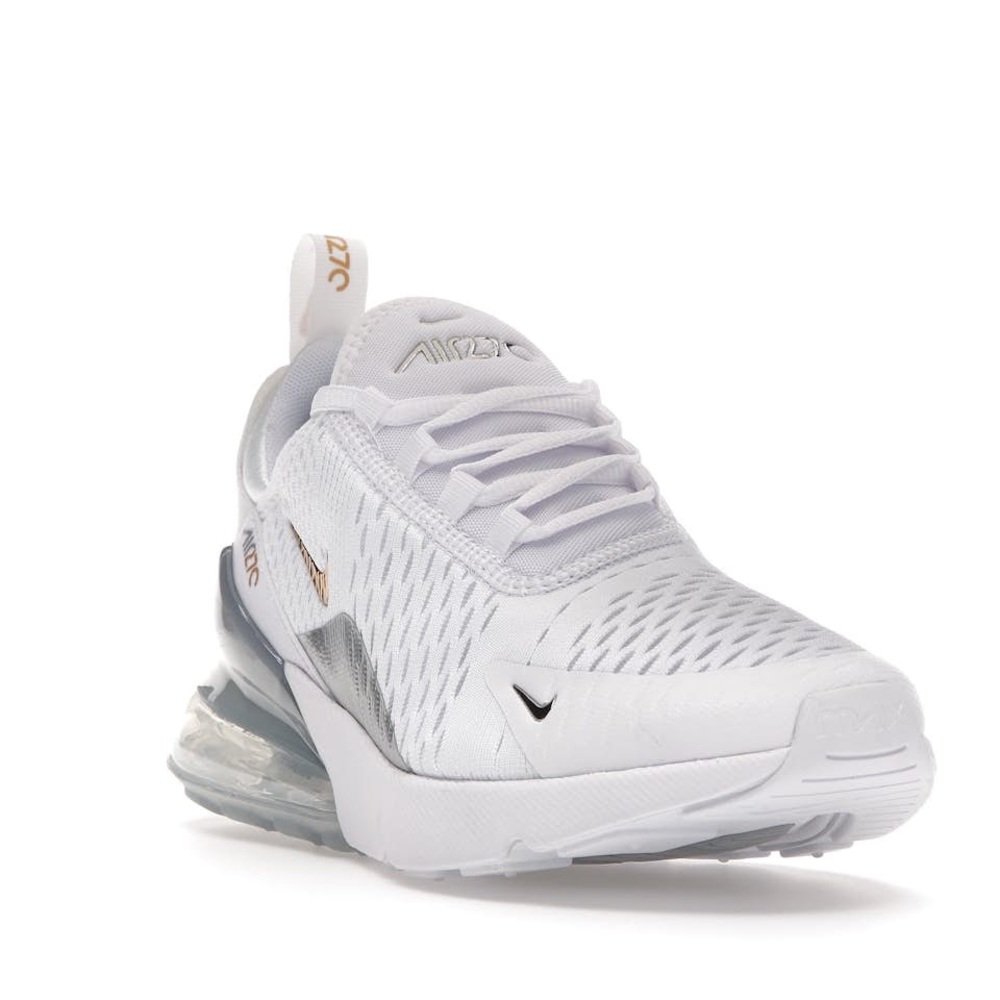 Nike Air Max 270 White Metallic Gold. Women's Size 7 - Picture 7 of 8